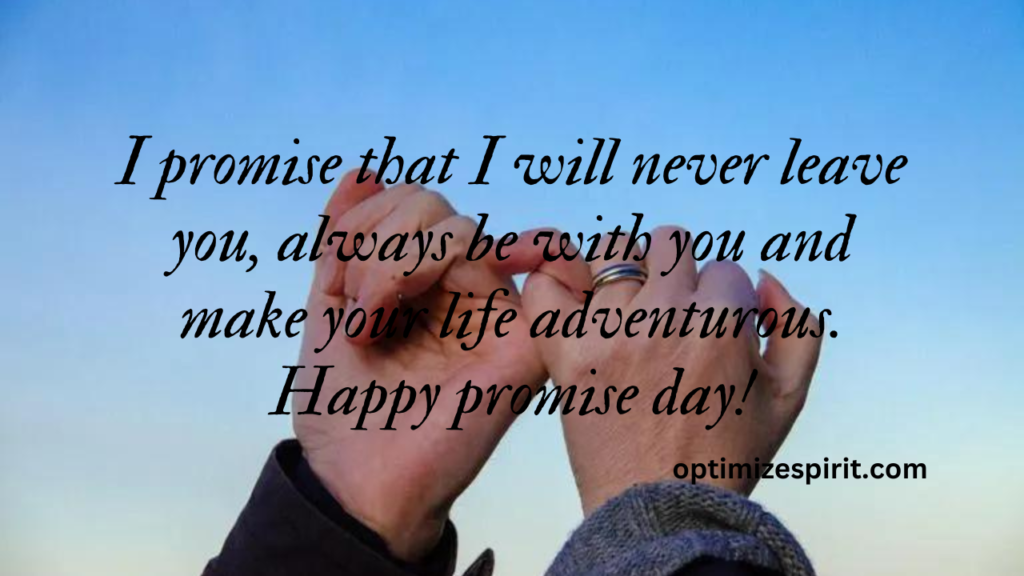 Promise Day Quotes, Wishes and Messages