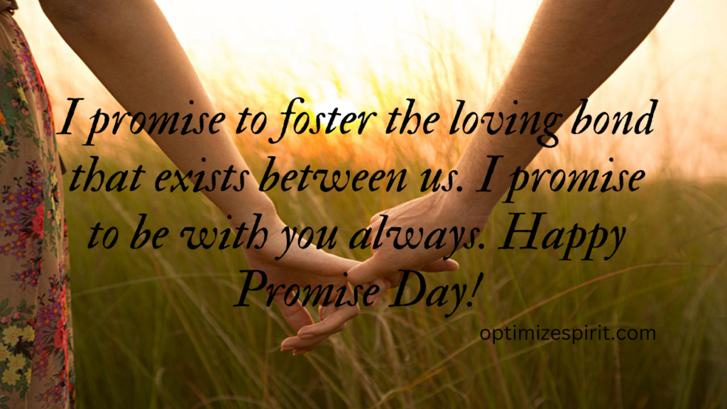 Promise Day Quotes, Wishes and Messages