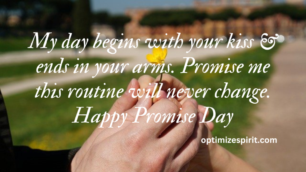 Promise Day Quotes, Wishes and Messages