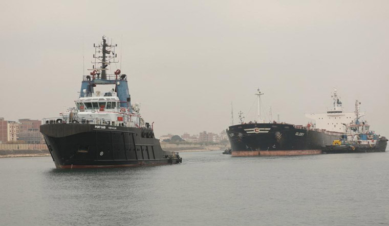 Cargo ship goes aground, is refloated in Egypt’s Suez Canal