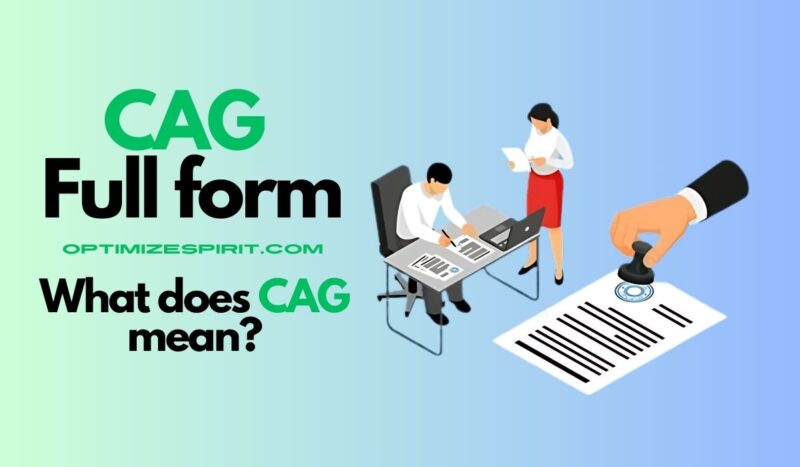 CAG Full Form: What does CAG mean?