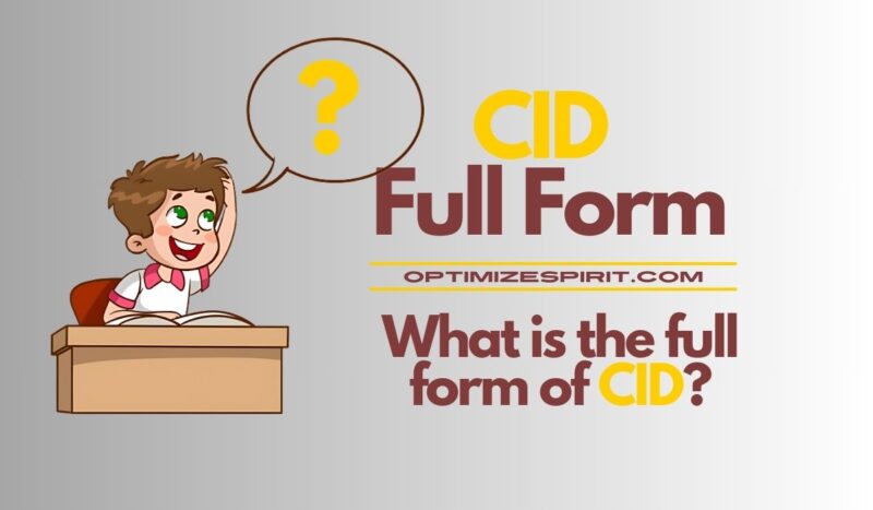 CID Full Form: Crime Investigation Department
