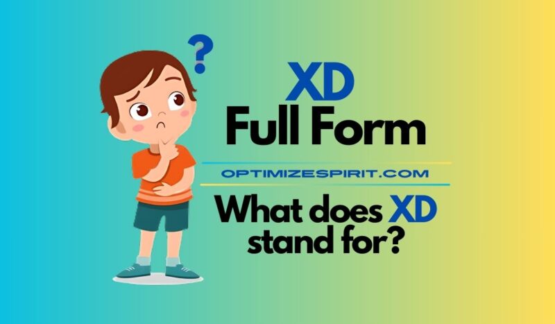 XD Full Form: What does XD stand for?