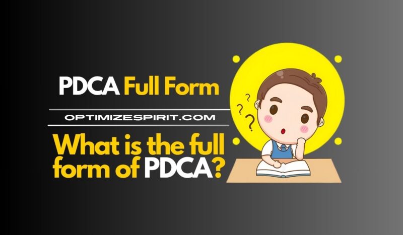 PDCA Full Form: What is the full form of PDCA?